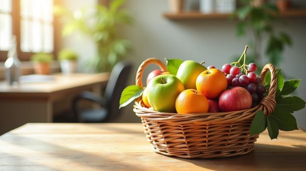 Livraison de corbeille de fruits en entreprise : offrez des moments santé et bien-être