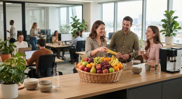 Pourquoi choisir une corbeille de fruits en entreprise pour le bien-être